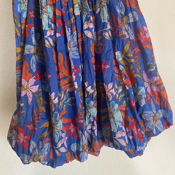 Free People Balloon Hem Floral Tie Two Ways Halter\Strapless Boho Dress SOLD OUT - Picture 6 of 13